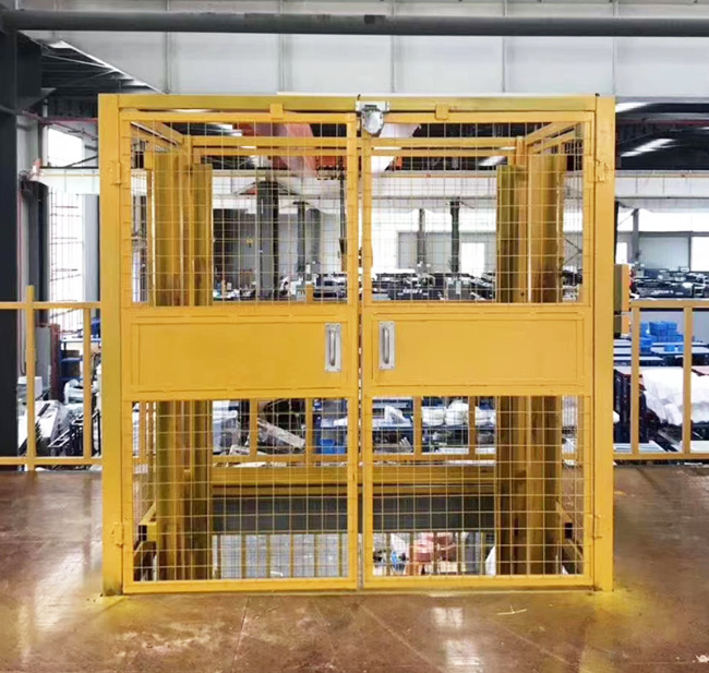 玉林智能导轨式升降机亮相